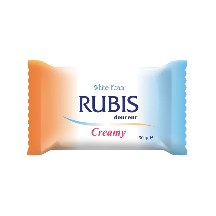 Мыло для красоты из белой пены Rubis - 90 г в индивидуальной упаковке