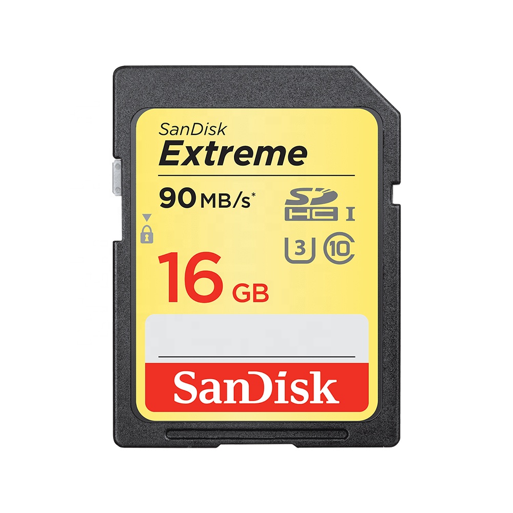 Оригинальный двойной флеш-накопитель SanDisk Extreme SD карта UHS-I U3 class10 карта памяти на 16 Гб