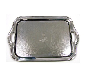 Hot Selling Serving <b>Tray</b> Luxury Kitchenware Modern Design Stainless Steel Serving <b>Tray</b> at Affordable Price from India - Product Image 1