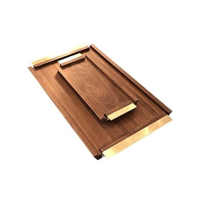 Plateau de service en bois d'acacia, plateau de service professionnel en bois d'acacia sur mesure, vente en gros, fabricant de l'inde - Product Image 1