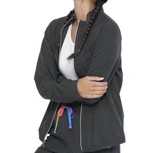 บริการ OEM ผลิตเสื้อแจ็คเก็ตผู้หญิงแบบใหม่ทันสมัยตามสั่ง ทำจากไมโครโพลีเอสเตอร์ ตามความต้องการและความต้องการของลูกค้า - Product Image 4