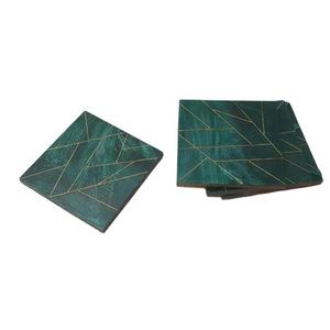 6 pièces de couverts en Agate de forme naturelle, pour tasse à thé, tampons, vaisselle de table, dessous de verre, vente en gros - Product Image 2