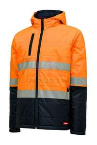 Vêtements de travail de sécurité haute visibilité unisexes personnalisés avec logo OEM, coupe-vent imperméable, polyester réfléchissant, impression sérigraphique - Product Image 2