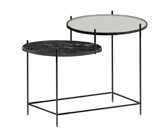 Hot Selling <b>Bed</b> Side Coffee <b>Table</b> in Metal Glass Top Luxury <b>for</b> Living Room Antique Classical New Design Western Metal Wood Box - Product Image 5
