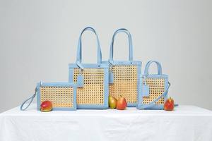 Bolsos de cuero de mimbre para mujer, nueva tendencia - Product Image 2