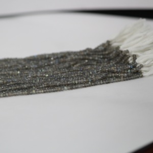 Hilo de cuentas de piedras preciosas Rondelle facetadas de labradorita Natural de 4mm a precio de fábrica mayorista del fabricante en línea Alibaba 2024 - Product Image 3
