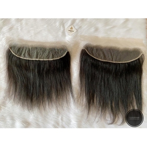 Cheveux frontaux lisses à cuticules bruts — ali queen, cheveux humains vierges, cheveux humains non traités, qualité 10A, 13x4 13x6 - Product Image 6