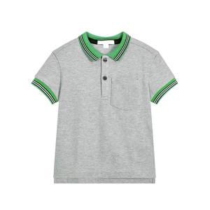Polo de hombre hecho a medida, Camiseta de algodón y LICRA, decoración de botones de talla grande estirable, impresión personalizada para jóvenes - Product Image 6
