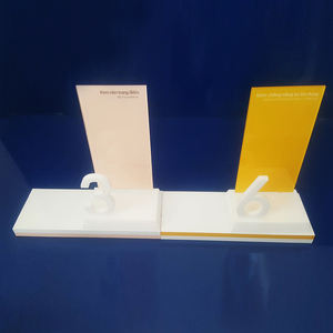 Armario de exhibición de cosméticos de diseño colorido, esquinero para labios, ojos y uñas - Product Image 2