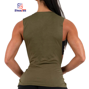 2025 Offre Spéciale femmes débardeur Fitness pas cher prix sport porte dames entraînement course femmes Gym Logo personnalisé conception pour débardeurs - Product Image 3