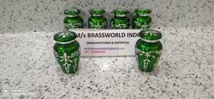 มวลสีเขียวที่ระลึกงานศพโกศศพอุปกรณ์ Brassworld อินเดีย - Product Image 5