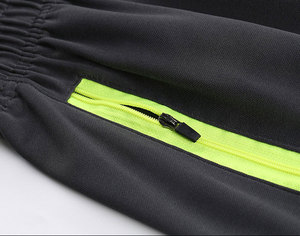 <span class=keywords><strong>Pantaloni</strong></span> Sportivi da <span class=keywords><strong>Uomo</strong></span> <span class=keywords><strong>Grigi</strong></span> con Strisce Laterali Giallo Neon, Vita Elastica, Asciugatura Rapida, <span class=keywords><strong>Pantaloni</strong></span> da Jogging - Product Image 4