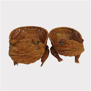 Cesta de ratán de elefante de sauce cesta de animales con forma de pato FÁBRICA DE Vietnam al por mayor otra organización de almacenamiento en el hogar artesanía - Product Image 3