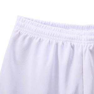 Pantalones cortos de gimnasio para hombre, shorts de malla bordados personalizados, color blanco, para correr, novedad de verano de 2021 - Product Image 4