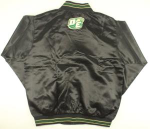 Veste professionnelle en satin avec lettres brodées, couleur personnalisée, pour sports en équipe de Baseball, collège - Product Image 2