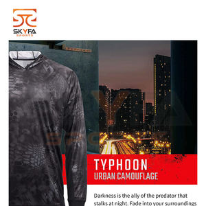 Maillot de pêche de tournoi de camouflage vierge de Protection de service OEM, maillot de pêche de haute qualité sur mesure - Product Image 6