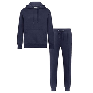 Conjuntos de sudaderas con capucha de invierno para hombre, sudaderas con capucha de Color puro, pantalones, traje informal para correr, chándal, sudadera, jersey para mujer - Product Image 1