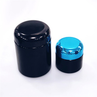 5g 5ml 15g 30g 50g 100g 200g 250ml 500ml 1000ml schwarze dunkel violette Gläser UV-Gel-Glas mit Deckel Lippen balsam Kugel behälter