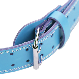 เข็มขัดยกน้ำหนักหนังวัวแท้สำหรับฟิตเนสขี่จักรยานอุปกรณ์ฝึกยิมแบบปรับแต่งได้ - Product Image 3