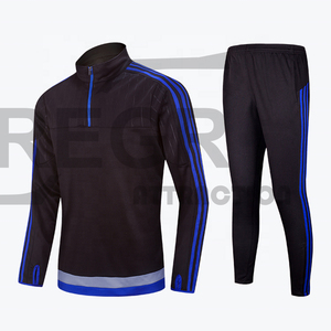 Wholesale OEM Fitted Sweatsuit Tracksuit Zipper Hoodies <b>Jogging</b> Men Jogger Track Suit - Product Image 3