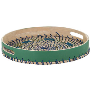 Plateau décoratif sur mesure en gros, écologique, classique, en bambou naturel et en jonc de mer pour servir les aliments, rangement à domicile, Viet Starlight - Product Image 3