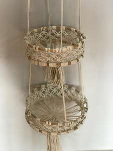 De alta calidad de Tejido estilo cuerda de cáñamo de carretera de suspensión de planta de algodón de mejor venta cesta colgante, pote de flor - Product Image 6