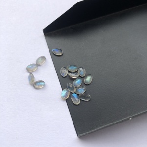 Piedra de labradorita Natural de 4mm y 6mm, corte ovalado facetado, venta al por mayor, proveedor de piedras preciosas sueltas en línea, oferta a granel regular a precio de fábrica - Product Image 2