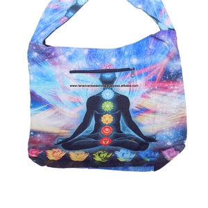 Sac à bandoulière de Yoga en coton pour enfants, 7 chakras et 7 couleurs, pour filles, garçons et femmes - Product Image 2