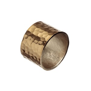 Anneau de serviette en métal plaqué nickel, anneau de serviette décoratif fait à la main de haute qualité, anneau de serviette en métal élégant de taille personnalisée - Product Image 6