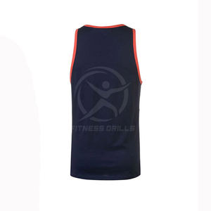 Débardeur de fitness pour hommes de qualité supérieure, vente en gros, qualité professionnelle, tenue décontractée, entraînement intense, grande taille, respirant, tricoté, 100% coton - Product Image 3
