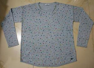 Vêtements restants dames femmes à manches longues décontracté coton affaires pull Original marque étiquettes Bangladesh surplus en gros - Product Image 2