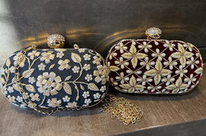 Pochette de mariage brodée de haute qualité pour femmes, 2020, sac de soirée, pochette de mariée - Product Image 3