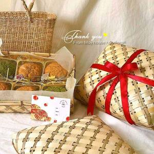 Oneup — panier de rangement en osier, panier à gâteaux de lune en bambou, de collection de haute qualité, fournitures vietnamiennes - Product Image 3