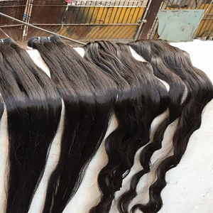 ผมแท้แบบอินเดีย Remy ปี 2020 ทรงใหม่  จัดเรียงเกล็ดผม  ไม่ผ่านการแปรรูป  ทอแบบเครื่องจักร  ลอนคลาย  แบบ Double Weft และ Double Drawn - Product Image 1