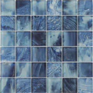 Mosaïque de carreaux en verre cristal, design moderne, parquet décoratif pour hôtel, piscine, chambre avec design graphique - Product Image 2