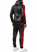 Survêtement en simili cuir antibactérien écologique sur mesure pour homme, taille plus