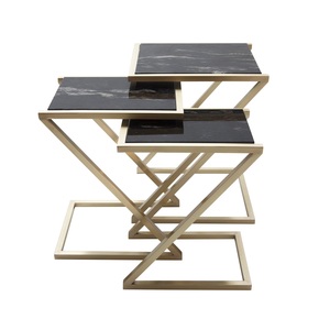 Table d'appoint en métal Design moderne Simple classique pour salon Table centrale fantaisie faite à la main avec usage domestique de couleur personnalisée - Product Image 5