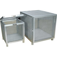 Cage à insectes AARK de qualité supérieure en aluminium à cadre angulaire, avec rangement pour insectes, bâtons en bois, logo personnalisable OEM/ODM/OBM, garantie