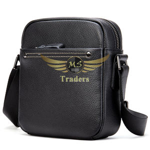 2021 nouveau sac de messager Vintage en cuir véritable cartable sac à bandoulière en cuir de vache décontracté unisexe bandoulière sac de messager - Product Image 1