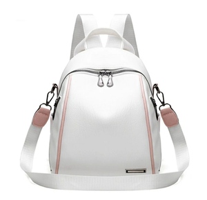 genuine pure leather <b>backpack</b> cross body female day pack shoulder bag high quality leather <b>backpack</b> for women - Product Image 1