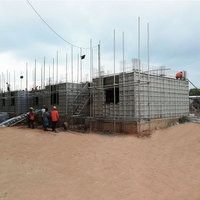 Construction monolithique formant le coffrage en aluminium de système de fonte pour la colonne en béton