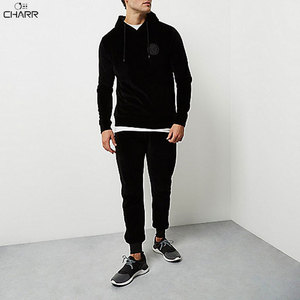 Pantalones de jogging para hombre, ropa para correr de terciopelo negro, gran oferta - Product Image 3