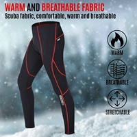 Pantalon de cyclisme rembourré thermique pour homme, long, avec bretelles, rembourrage en mousse haute densité, séchage rapide, coupe-vent