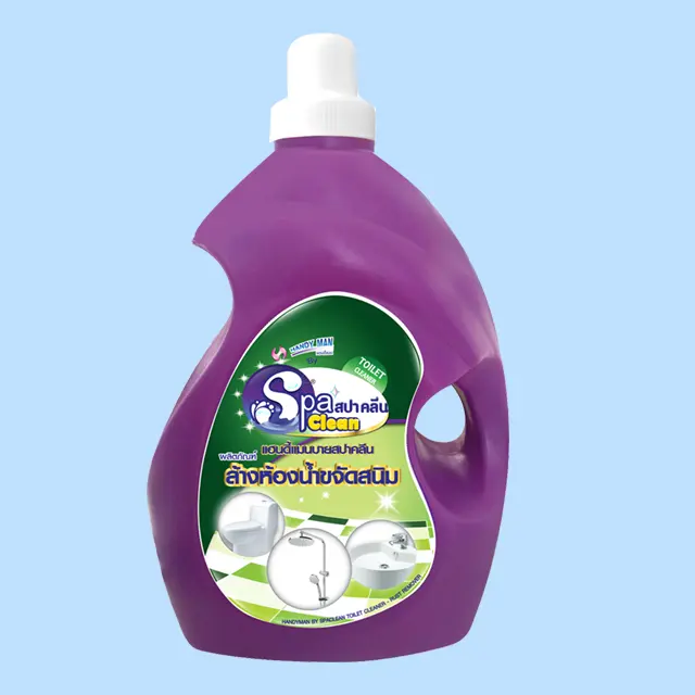 Spa Clean Detergent Toilet Bowl Cleaner and Rust Stain Remover 3800ml. Eliminate Mold and Soap Stains 3 Years Camphor Scent