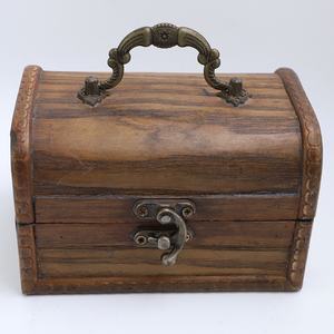 Cofre <span class=keywords><strong>de</strong></span> almacenamiento <span class=keywords><strong>de</strong></span> <span class=keywords><strong>madera</strong></span> pequeño, caja <span class=keywords><strong>de</strong></span> <span class=keywords><strong>madera</strong></span> decorativa - Product Image 2