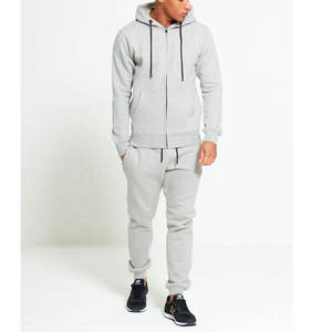 Conjunto Deportivo para Hombre de Dos Piezas con Sudadera con Capucha y Cremallera Completa y Pantalones Deportivos, Traje Deportivo Informal y Cómodo para Correr, Tallas S-4XL - Product Image 1