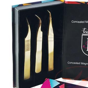 Bmt — pince à épiler, pour 3 extensions de cils, avec emballage en carton, nouveauté - Product Image 2