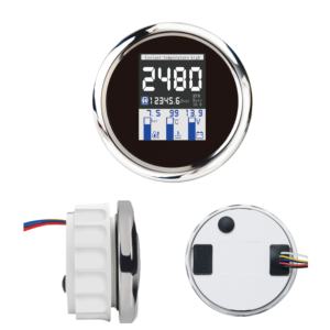 D Racing DPD85B-N NMEA 2000 85mm Tachymètre multifonction à écran TFT-LCD noir certifié CE ISO9001 pour bateau de plaisance marine - Product Image 4