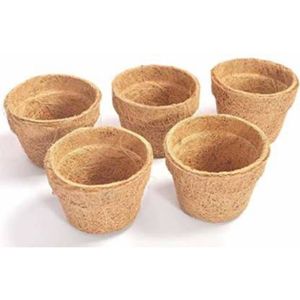Classique moderne Jute Pot couverture galvanisé finition Pot de fleur jardin maison pépinière décoration plantation bureau sol utilisation hôtels - Product Image 1