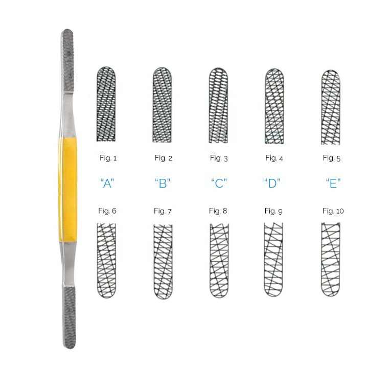Fomon T.C Nasal Rasps / Rhinoplasty Rasps